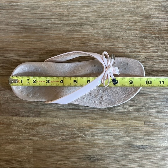 Vionic Pink and Cream Sandals with Textured Sole and Decorative Strap - Picture 12 of 13